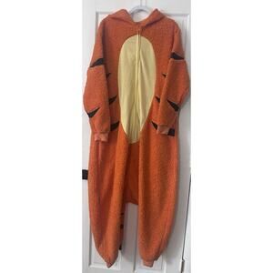 Disney Tigger Costume Plush Kigurumi Union Suit Pajama Adult Size Medium